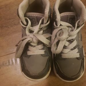 DC spark high rs in gray toddler sneaker